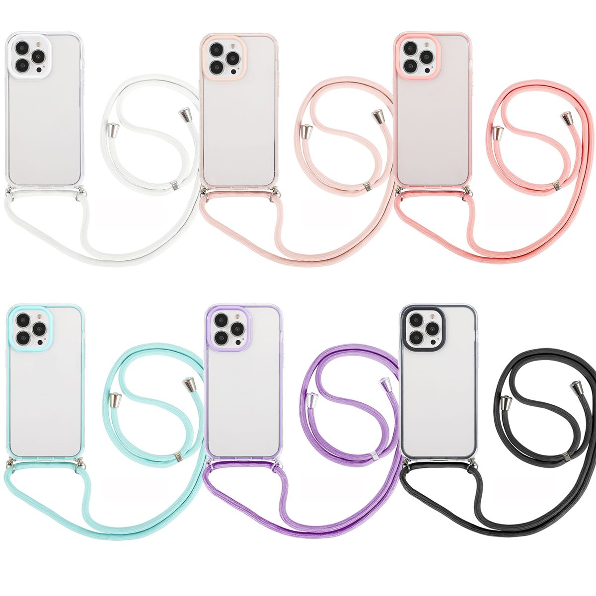 For IPhone 14 Pro 3 In 1 PC + TPU Transparent Phone Case(Mint Green)