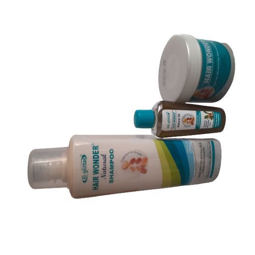 Hair Wonder Oil, Cream With  Shampoo Combo - 3Pcs
