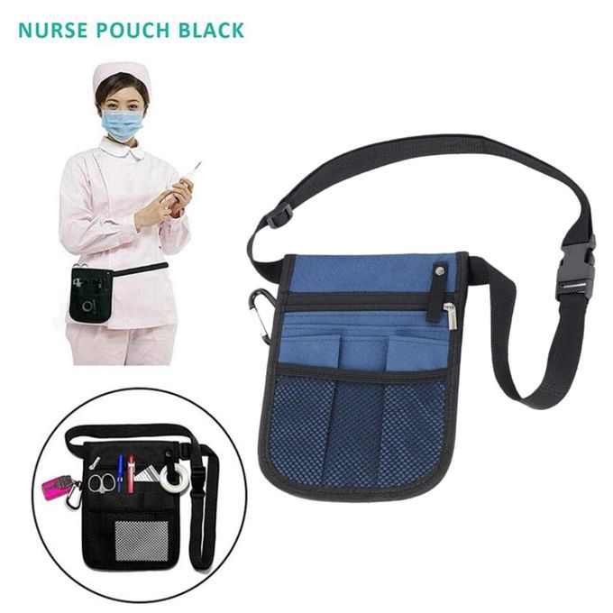 Nurse Nursing Waist Bag Pouch Fanny Pack Stethoscopes Bag For Blue