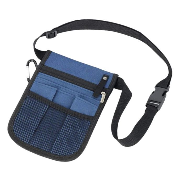 Nurse Nursing Waist Bag Pouch Fanny Pack Stethoscopes Bag For Blue