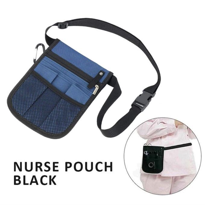Nurse Nursing Waist Bag Pouch Fanny Pack Stethoscopes Bag For Blue