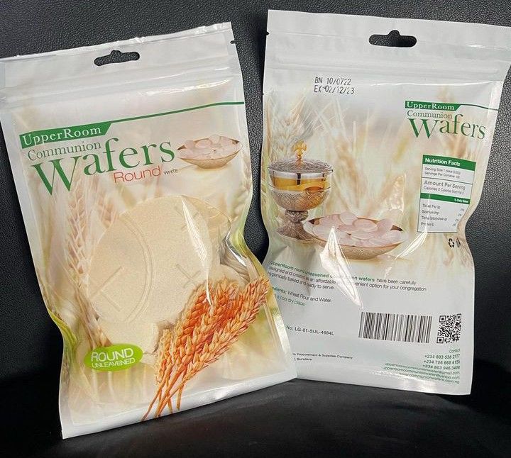 COMMUNION WAFERS ROUND WHITE