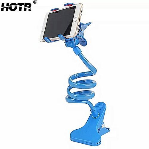 Mobile Phone Flexible Hands Free Phone Holder - Blue