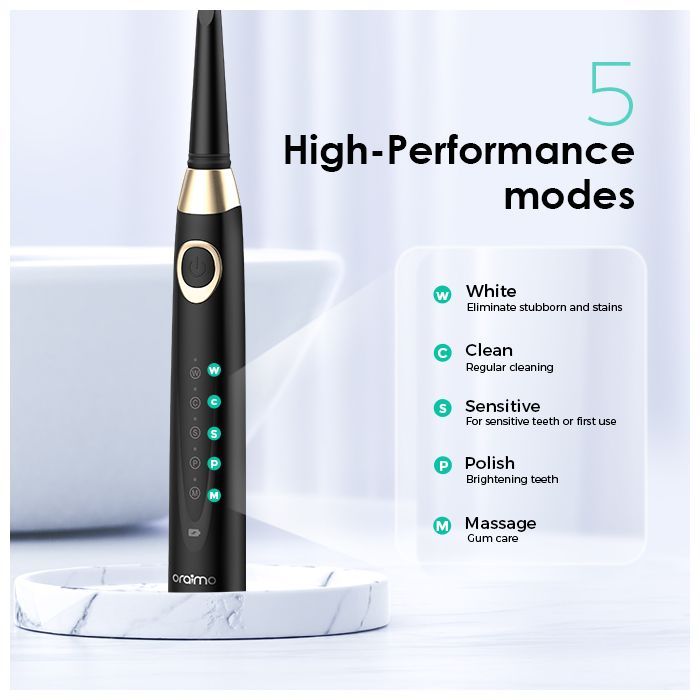 SmartC2 Quality Powerful Electric Cleaning Toothbrush