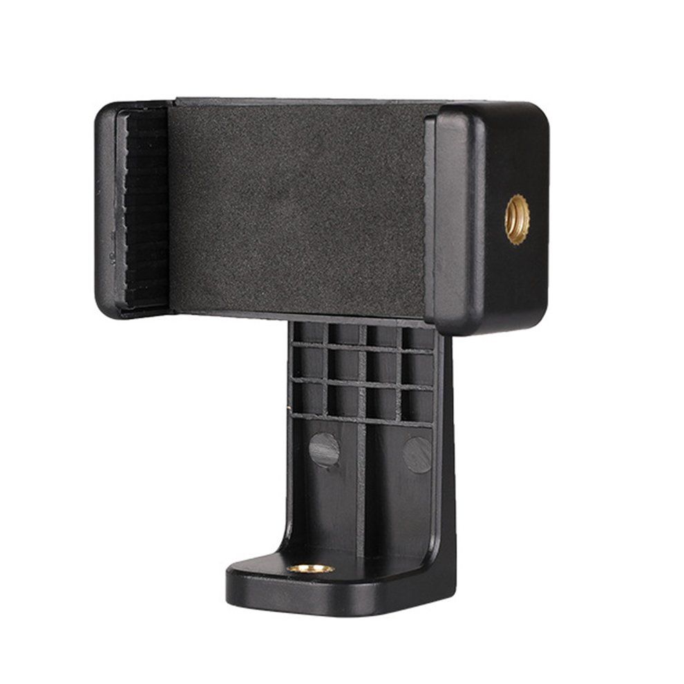Tripod Mount Adapter Cell Phone Cli Er Holder Vertical 360 Tripod Stand-Black