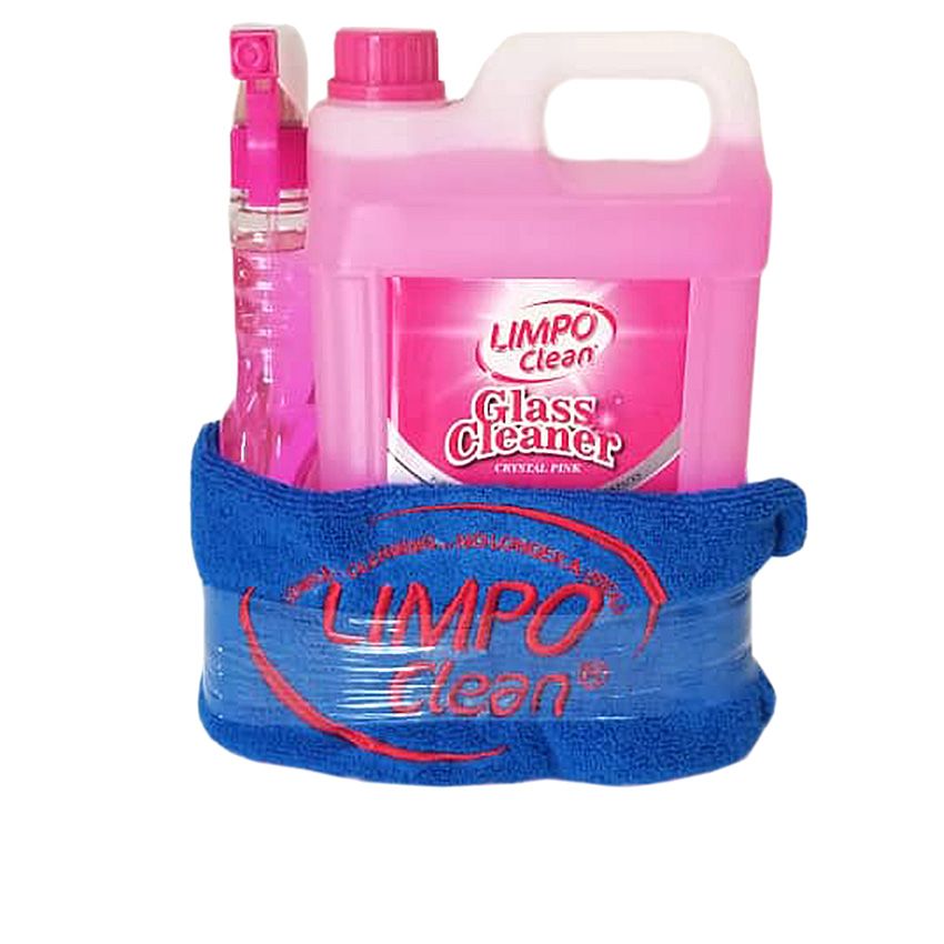 Glass Cleaner  4L (Pink) + 500ml Free+ Branded Free Face Towel