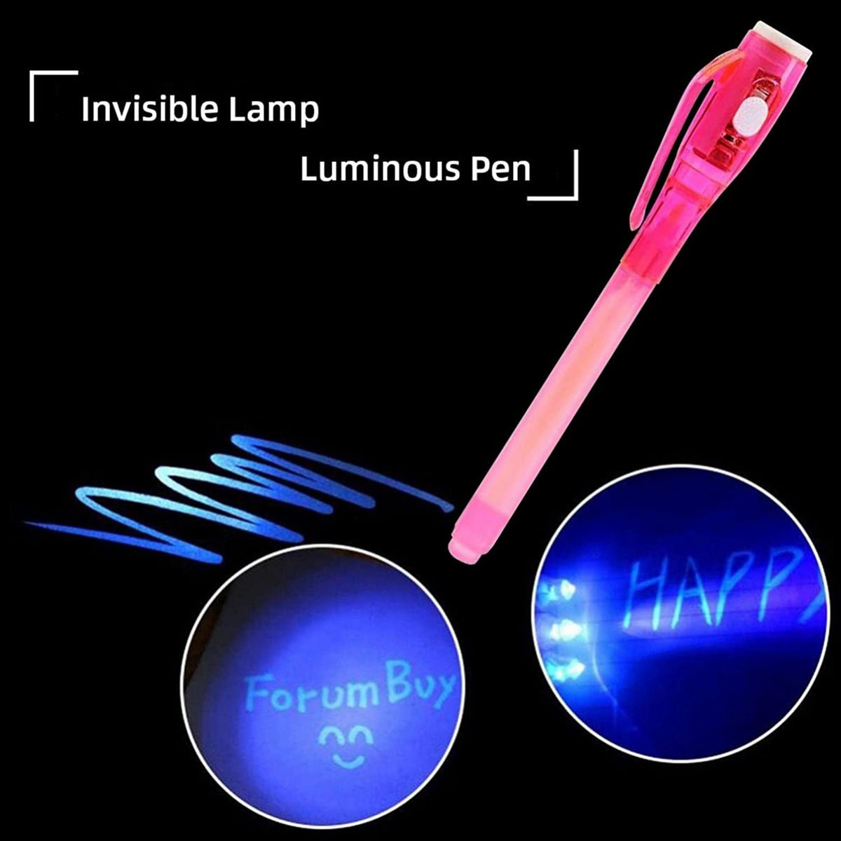4PCS Invisible Ink Pen Graffiti Pen, For Paintings And