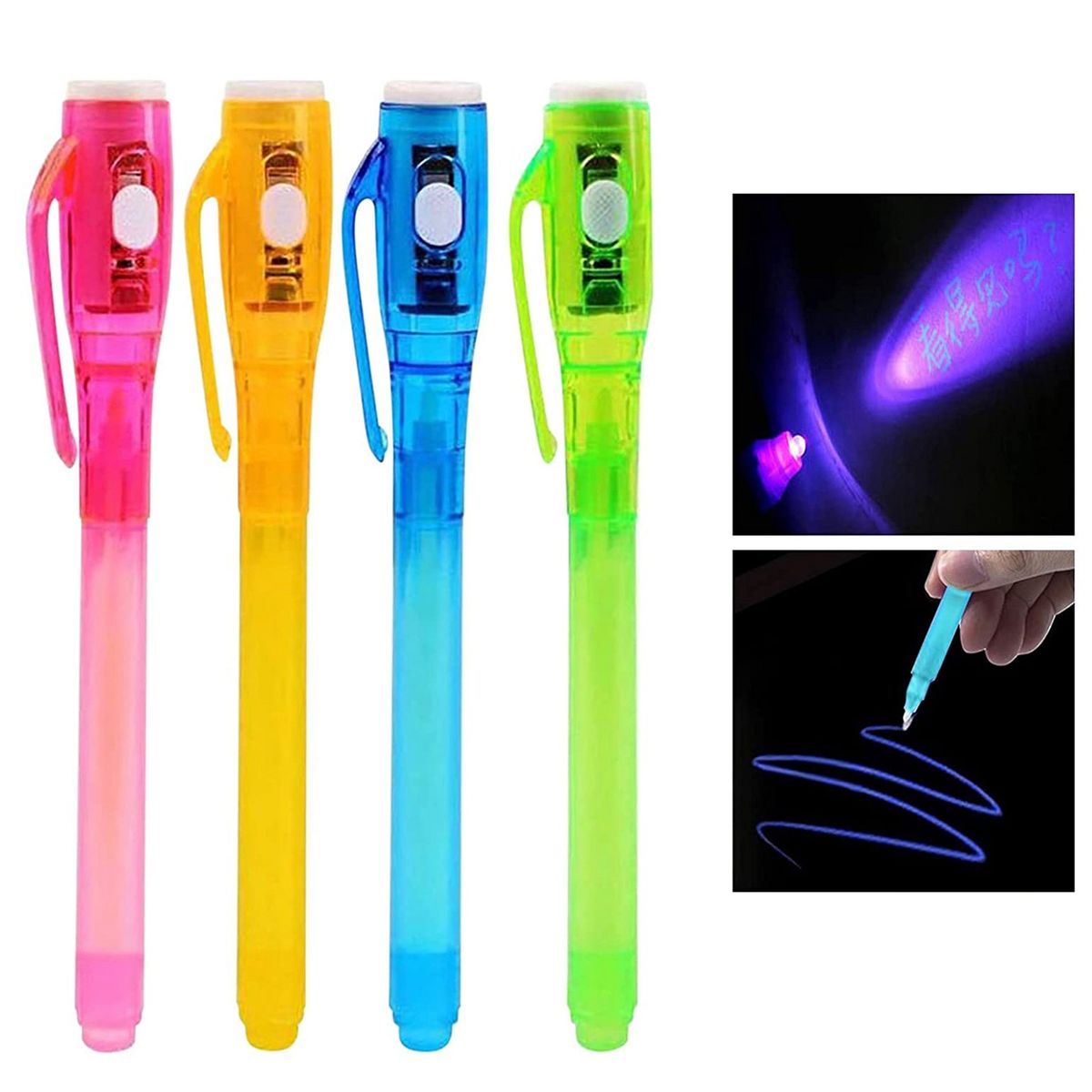 4PCS Invisible Ink Pen Graffiti Pen, For Paintings And