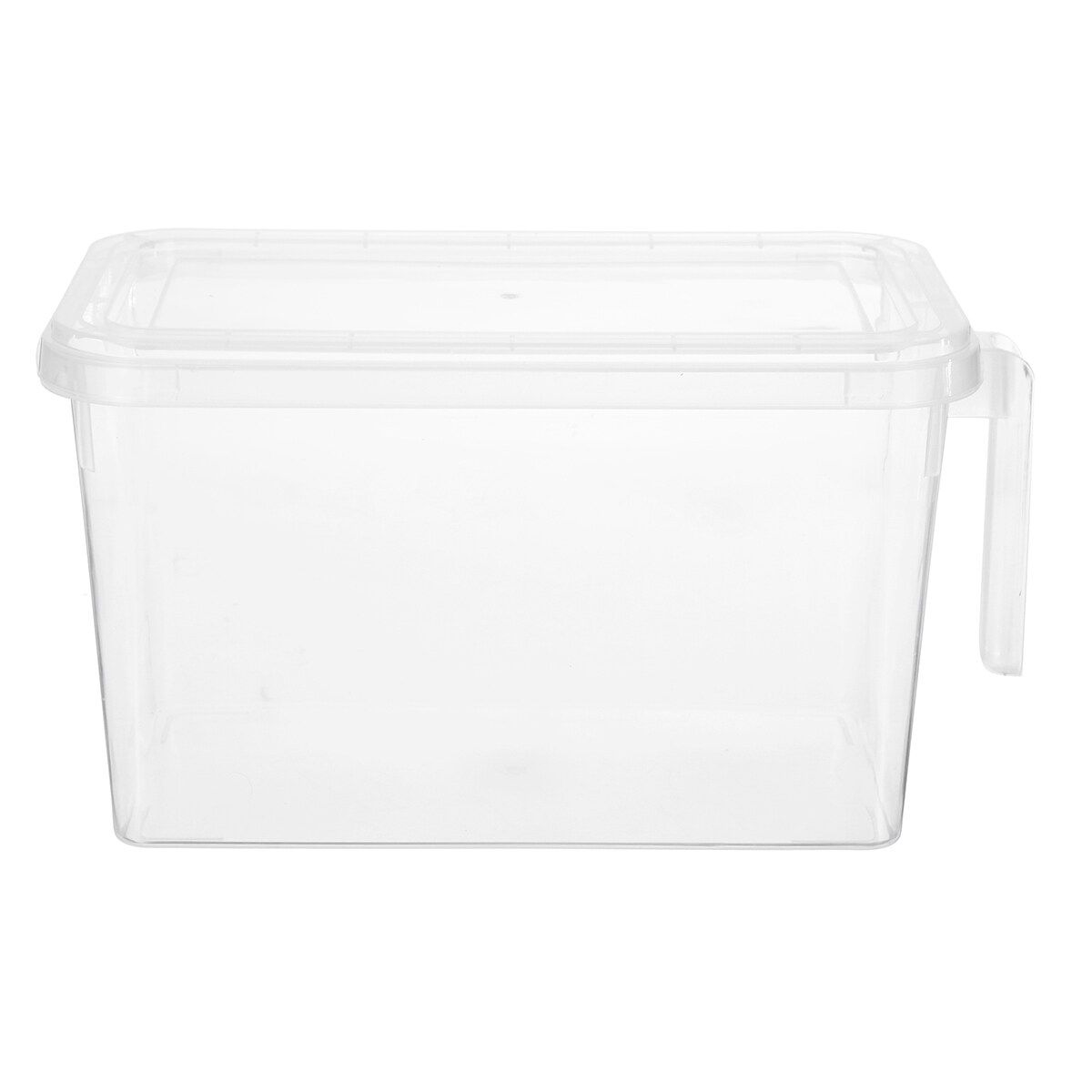 Kitchen Fridge Organizer Clear Storage Box Egg Fruit Food Container With Handle Clear