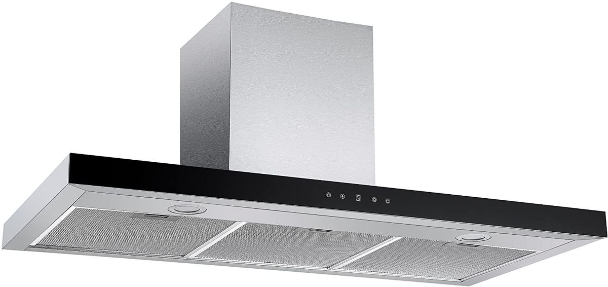 Stainless Steel Linear 90cm Designer Chimney Cooker Hood
