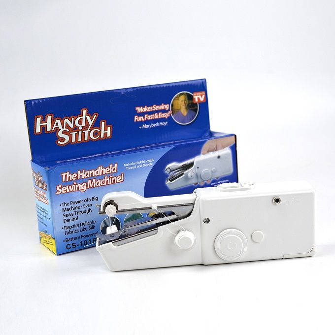 Portable Handheld Simple Sewing Machine-White
