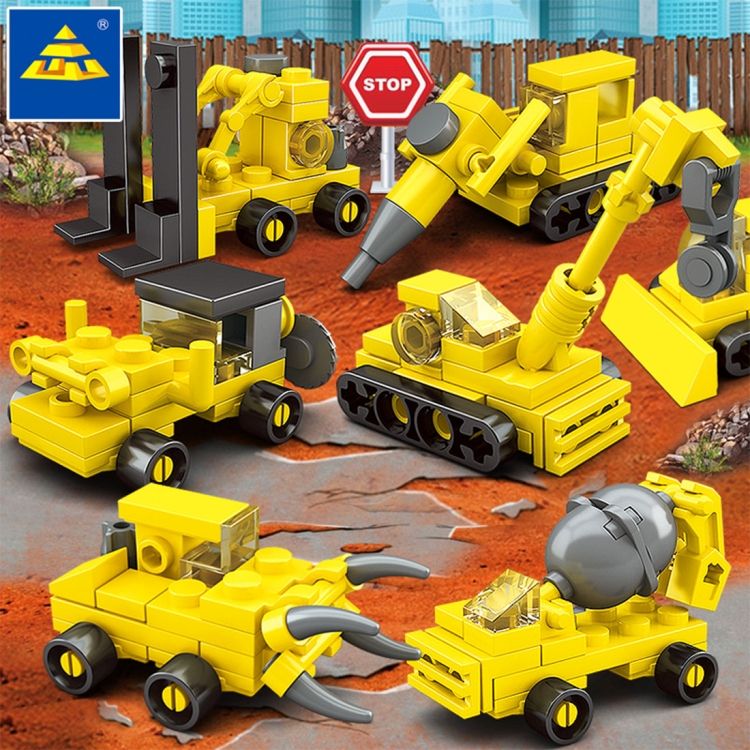 KAZI KY008 8 In 1 Children Assembled Building Blocks Toy