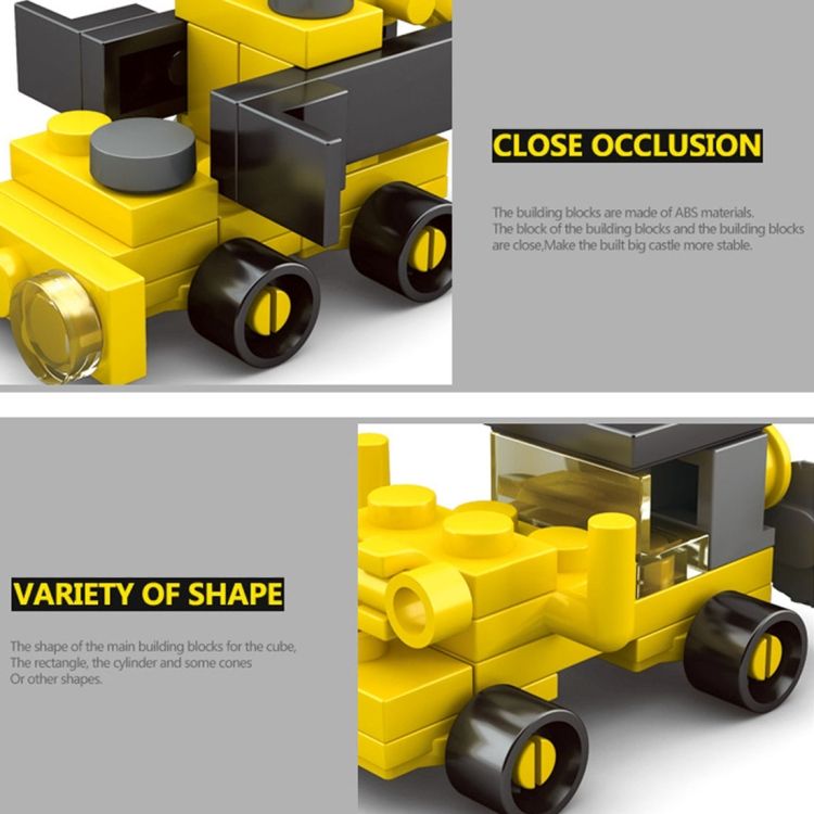 KAZI KY008 8 In 1 Children Assembled Building Blocks Toy