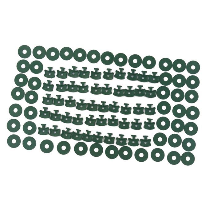 50pcs100Pcs Greenhouse Twist Clips Washers Set Shading Fixing Clips