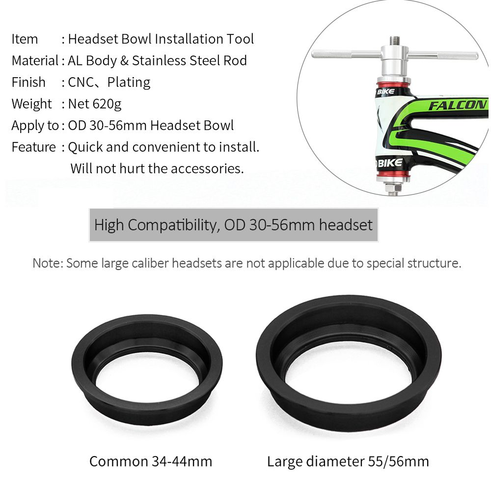 Bike Headset Cup Press Installation Tool Installer Install