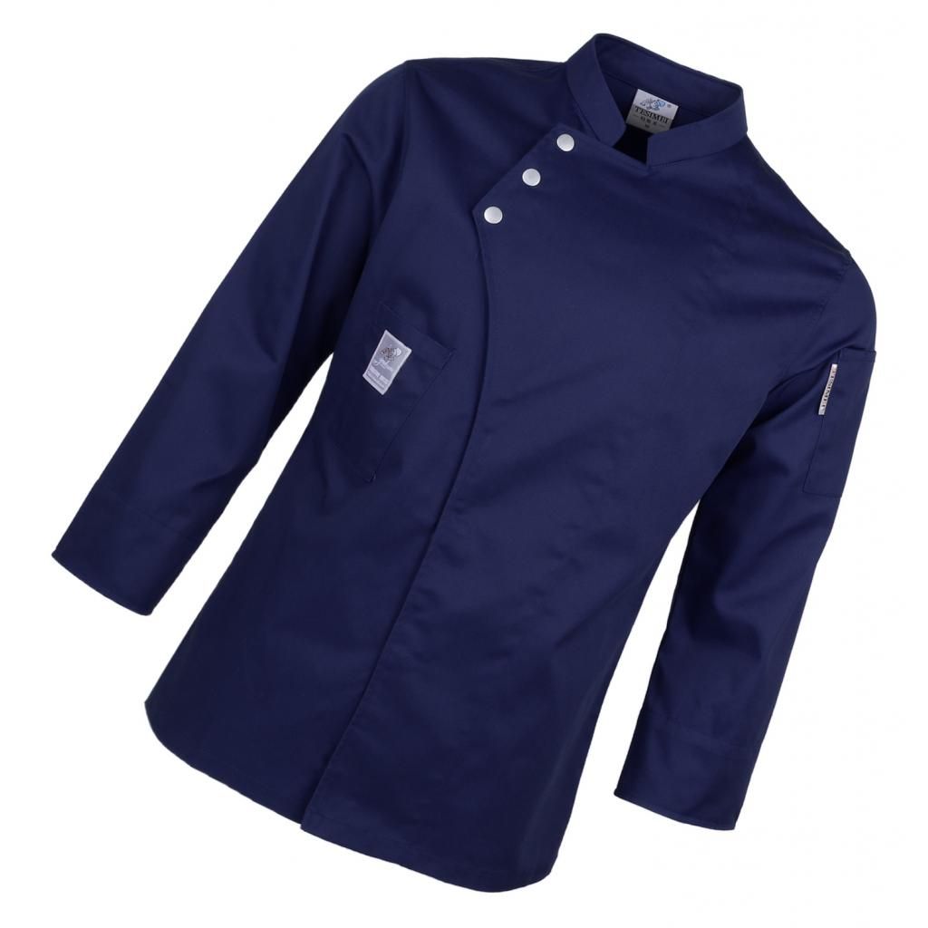 Women Men Chef Jacket Coat Shirt Waiter Waitress Uniforms Dark Blue M