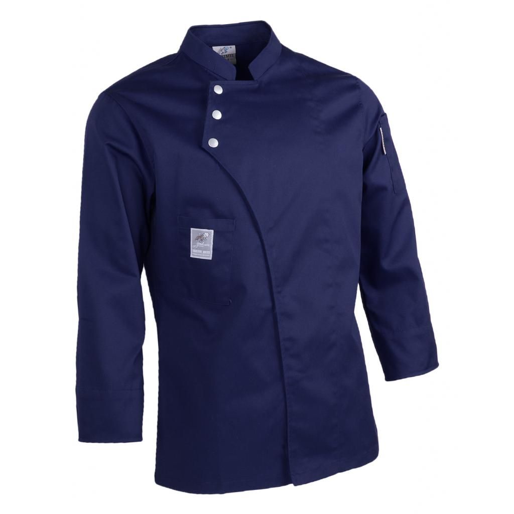 Women Men Chef Jacket Coat Shirt Waiter Waitress Uniforms Dark Blue M