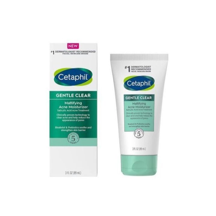 Gentle Clear Mattifying Acne Face Moisturizer Cream- 3 Fl Oz