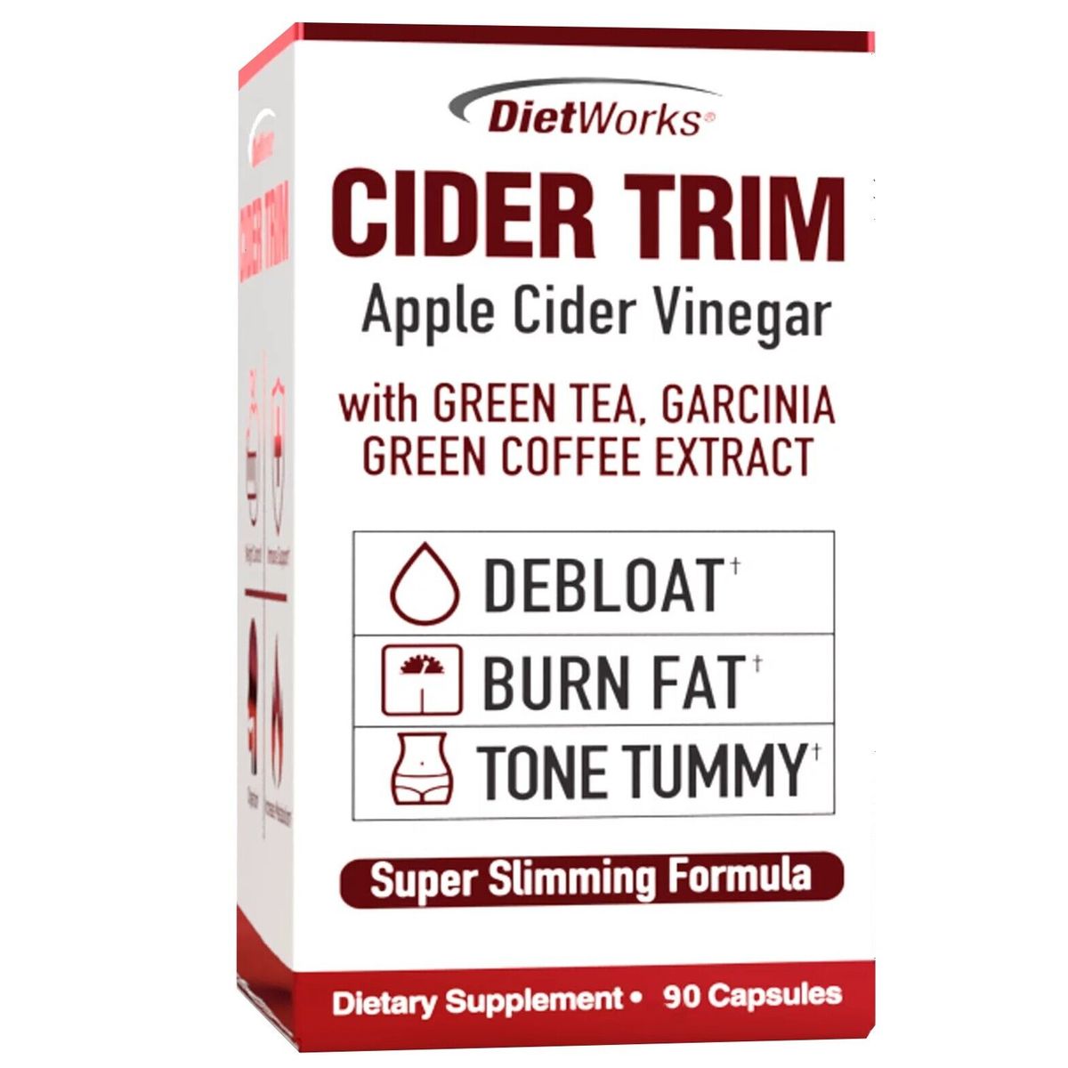 Cider Trim Apple Cider Vinegar Capsules, 120 Ct