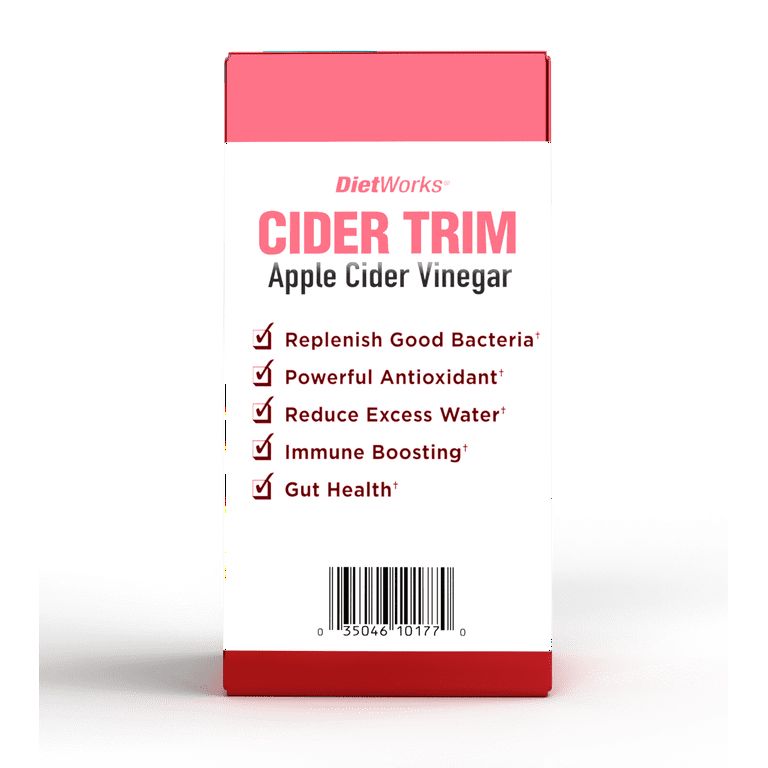Cider Trim Apple Cider Vinegar Capsules, 120 Ct