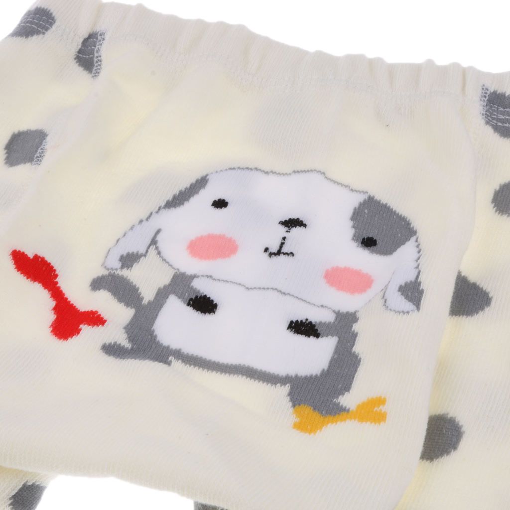 Newborn Kid Boy Girl Toddler Baby Trousers PP Pants Infant White Dog