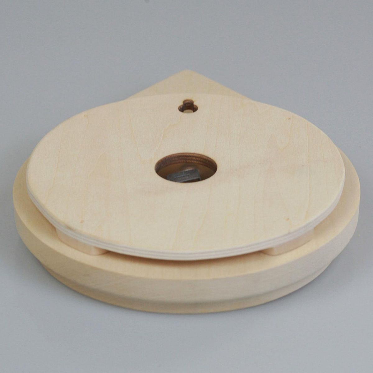 Drop Shape Wood Grain  &Hygrometer Digital Indoor C