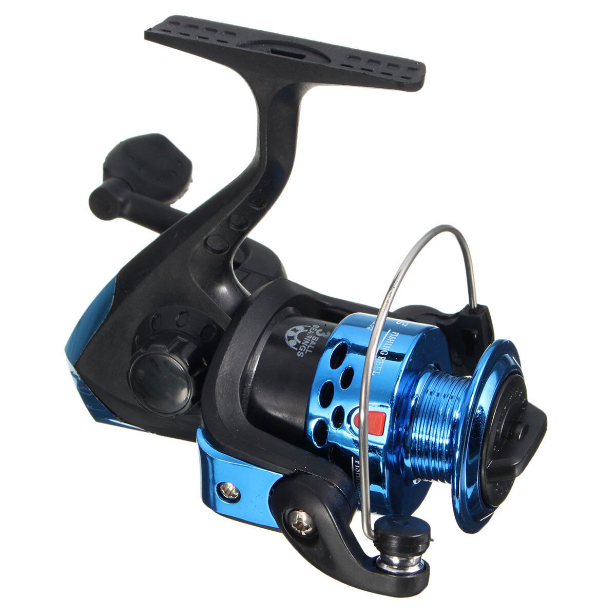 Gear 3BB Ball Bearing Left/Right Interchangeable Spinning Reel 5.2:1 Blue Blue
