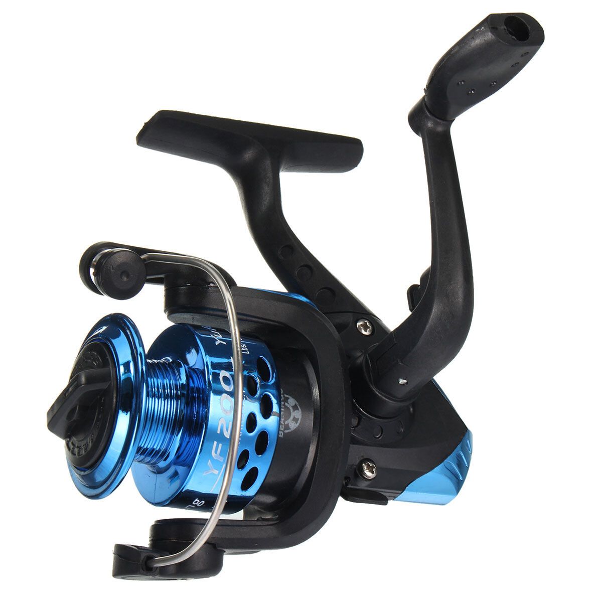 Gear 3BB Ball Bearing Left/Right Interchangeable Spinning Reel 5.2:1 Blue Blue