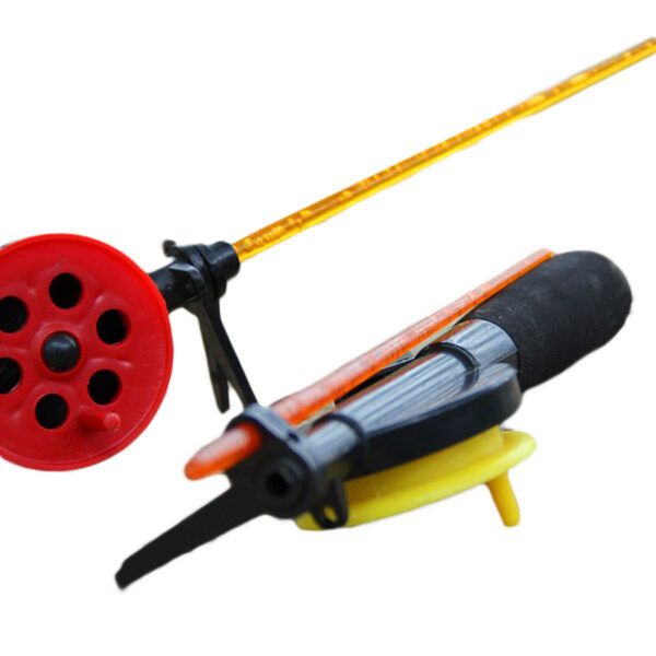 HFB-8/8X One-Piece Ice Rod Outdoor Winter Ice Rods Outdoor Winter 32cm Rod HFB-8X Softwood Handle