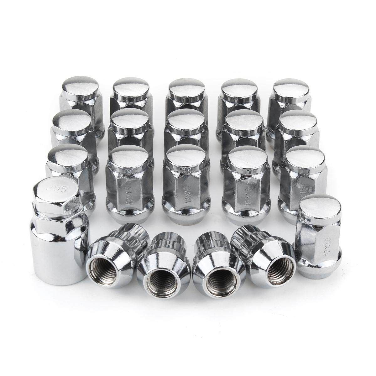 21pc Alloy Wheel Locking Nuts Bolts For Ford. M12 X 1.5