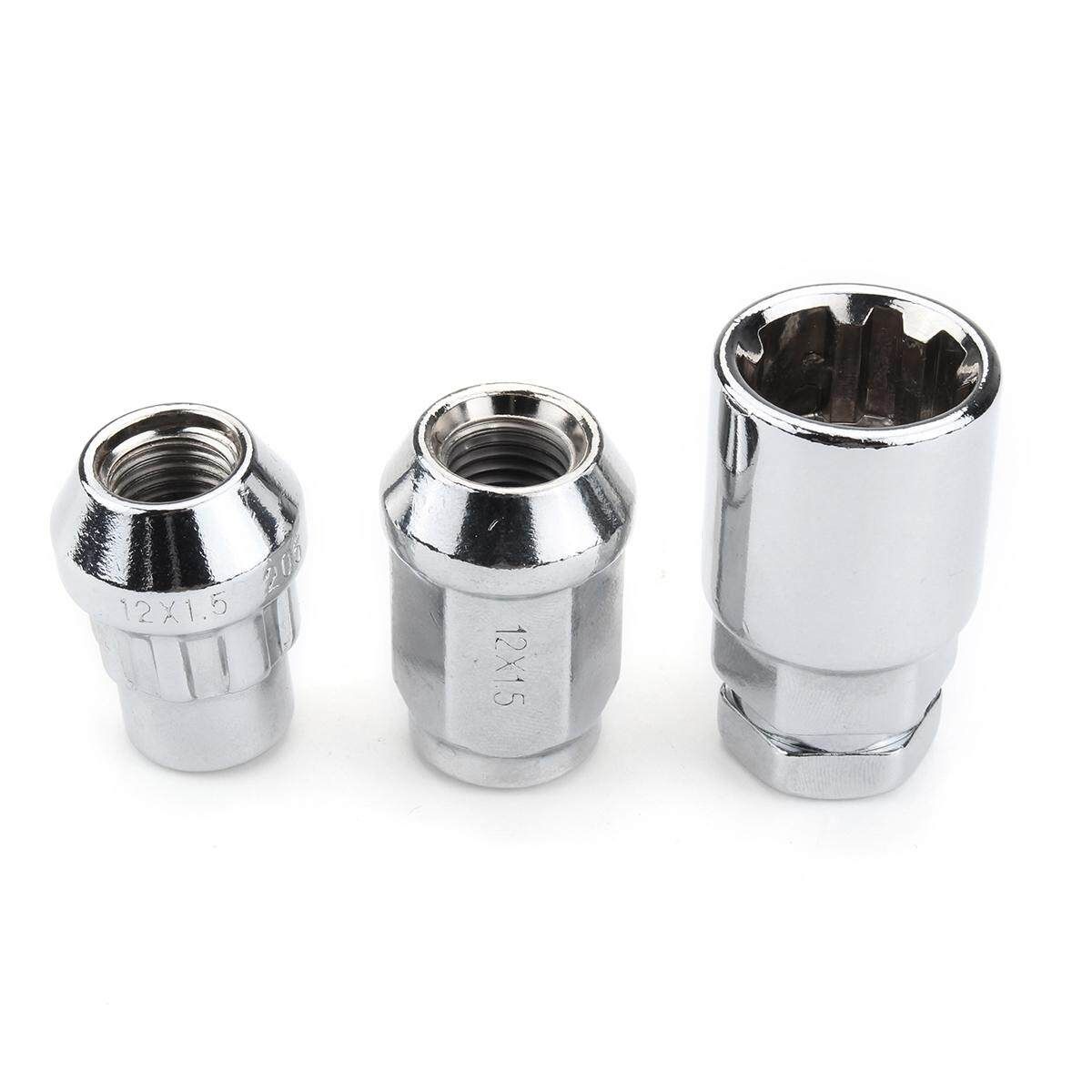 21pc Alloy Wheel Locking Nuts Bolts For Ford. M12 X 1.5