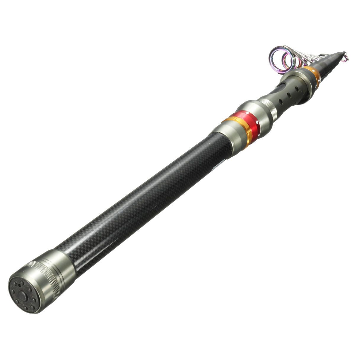 3.6M Portable Carbon Fiber Ultralight Travel Telescopic Rod Sea Spinning Pole 3.0m