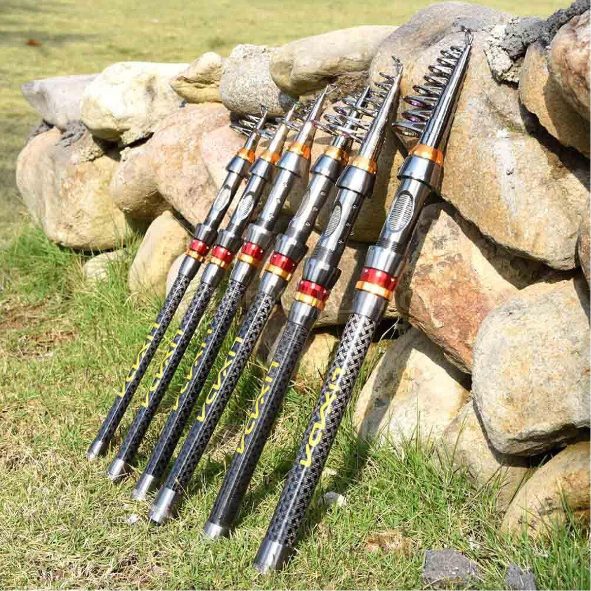 3.6M Portable Carbon Fiber Ultralight Travel Telescopic Rod Sea Spinning Pole 3.0m