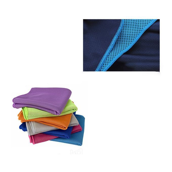 Refreshing Summer  Ooling Towel Sports Yoga Qui K-drying I E Silk Towel-rose Red