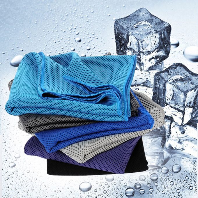 Refreshing Summer  Ooling Towel Sports Yoga Qui K-drying I E Silk Towel-rose Red