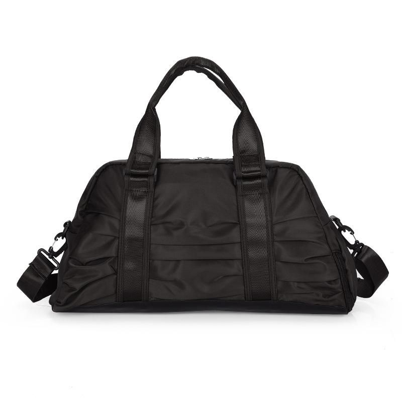 Manufacturer's spot portable shoulder bag for men and women 2021 new dry and wet separation large-capacity travel fitness bag storage bag black 20 inches