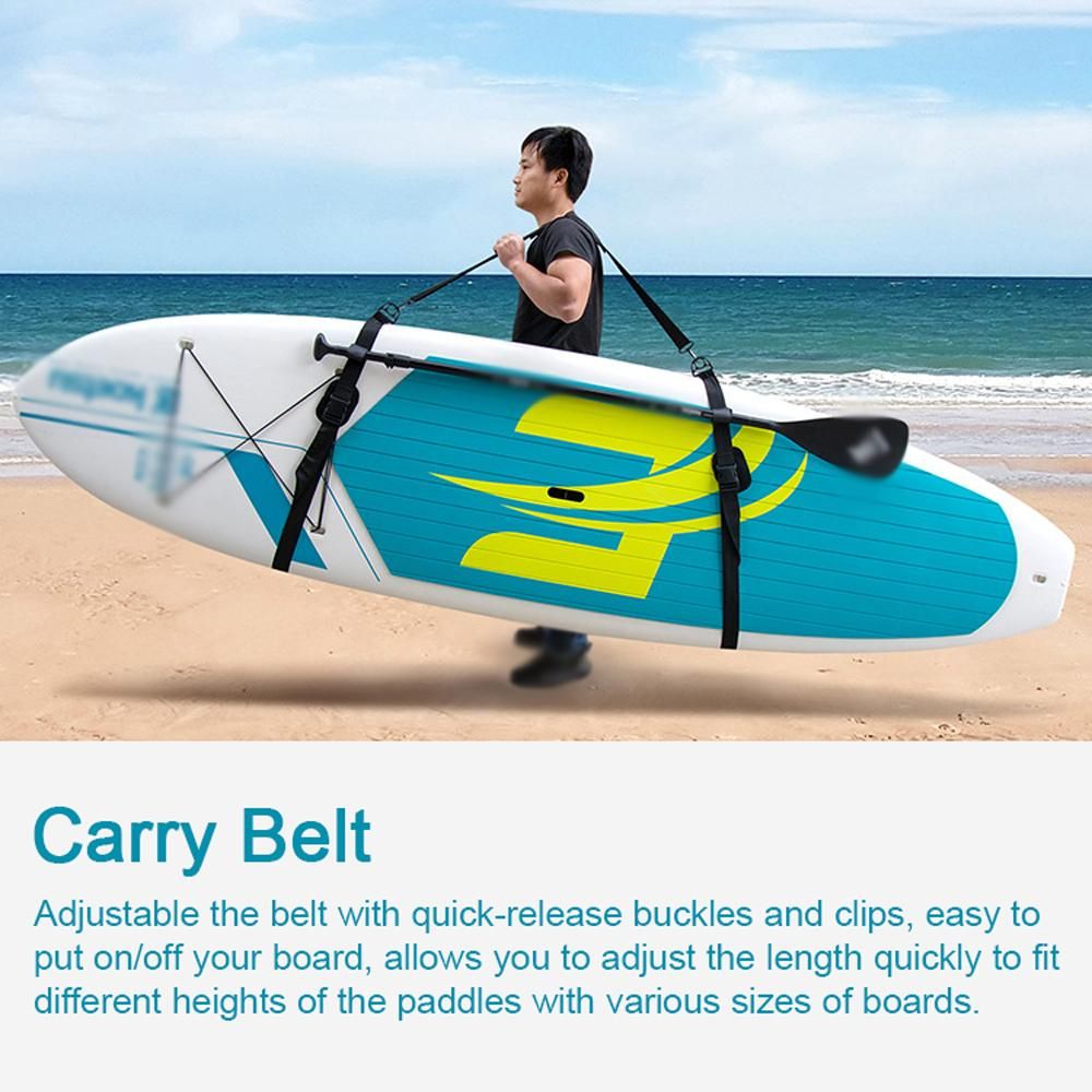 Stand-Up Surfing Board Carry Straps Portable Surfboard Shoulder Straps Paddleboard Carring Belt Multi-use Adjustable Carry Belt