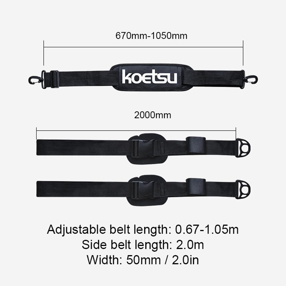 Stand-Up Surfing Board Carry Straps Portable Surfboard Shoulder Straps Paddleboard Carring Belt Multi-use Adjustable Carry Belt