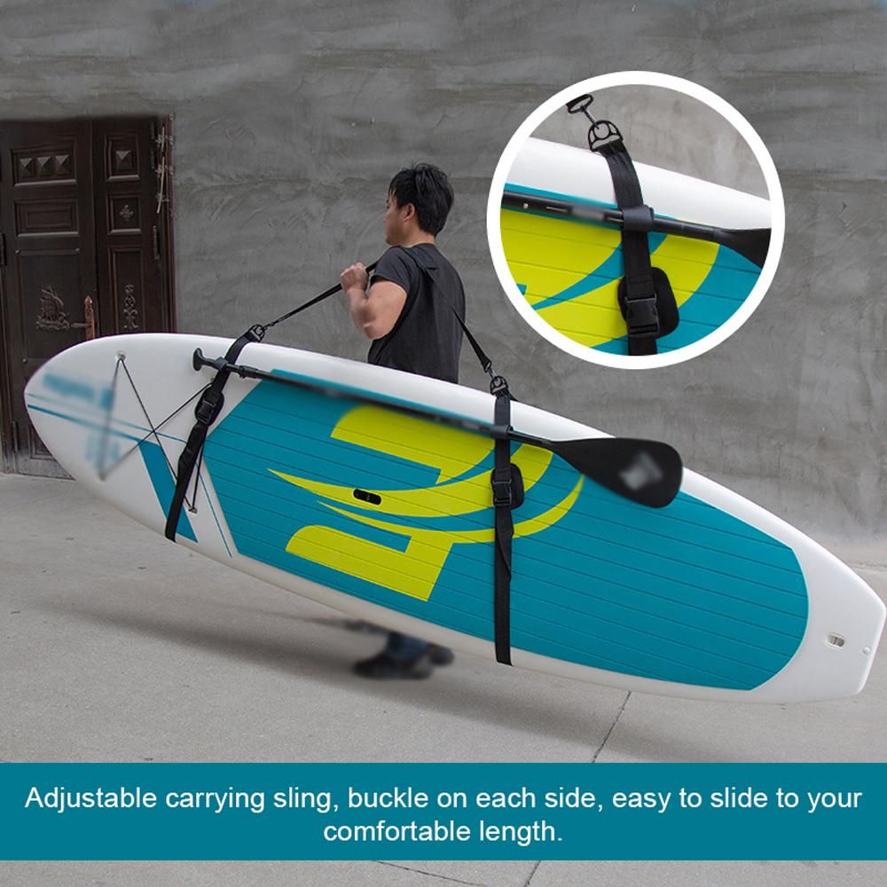 Stand-Up Surfing Board Carry Straps Portable Surfboard Shoulder Straps Paddleboard Carring Belt Multi-use Adjustable Carry Belt