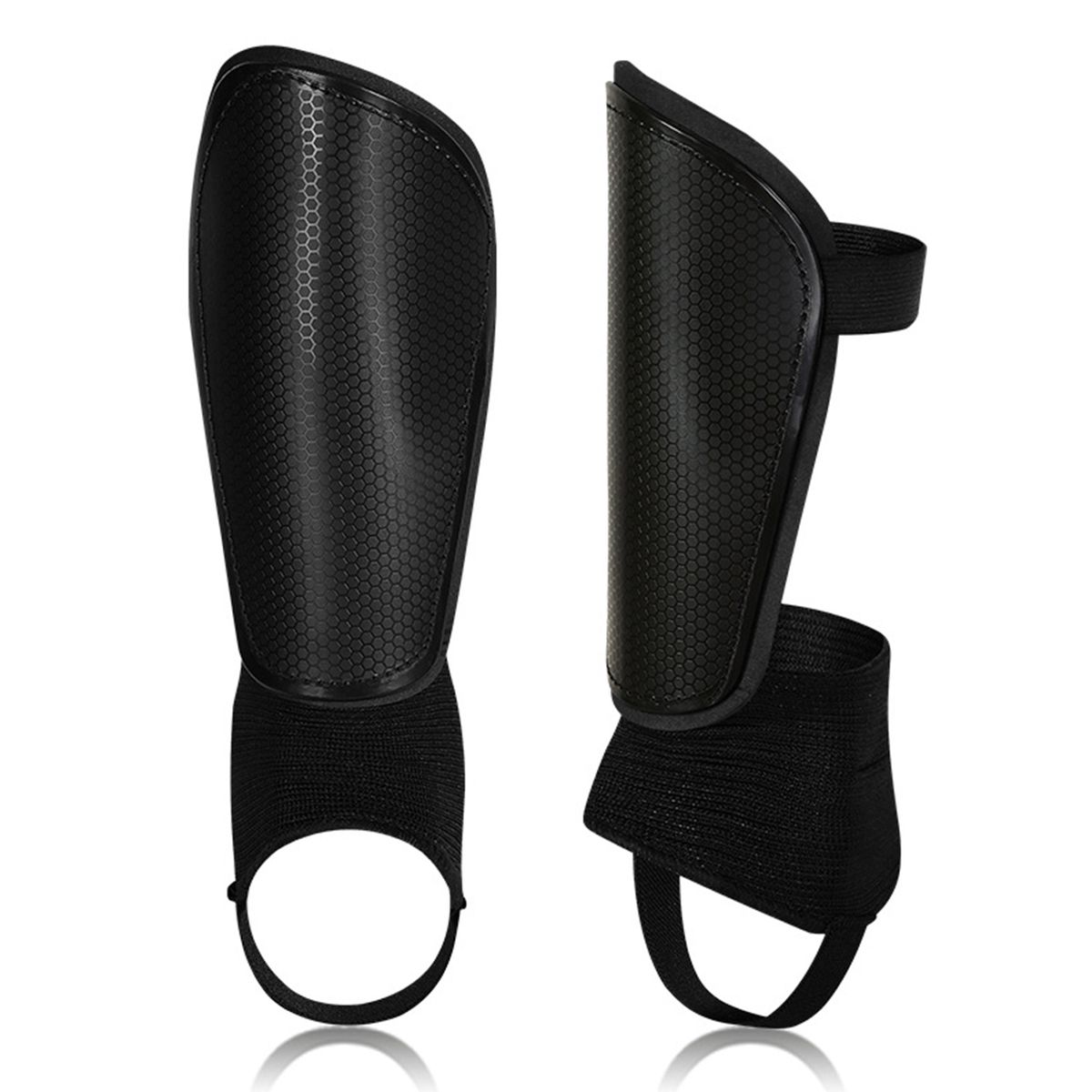 Soccer Shin Guard With Ankle Protector And Adjustable Straps