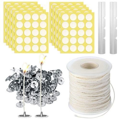 Candle Making Kit,Braided Wick,Wick Sustainer