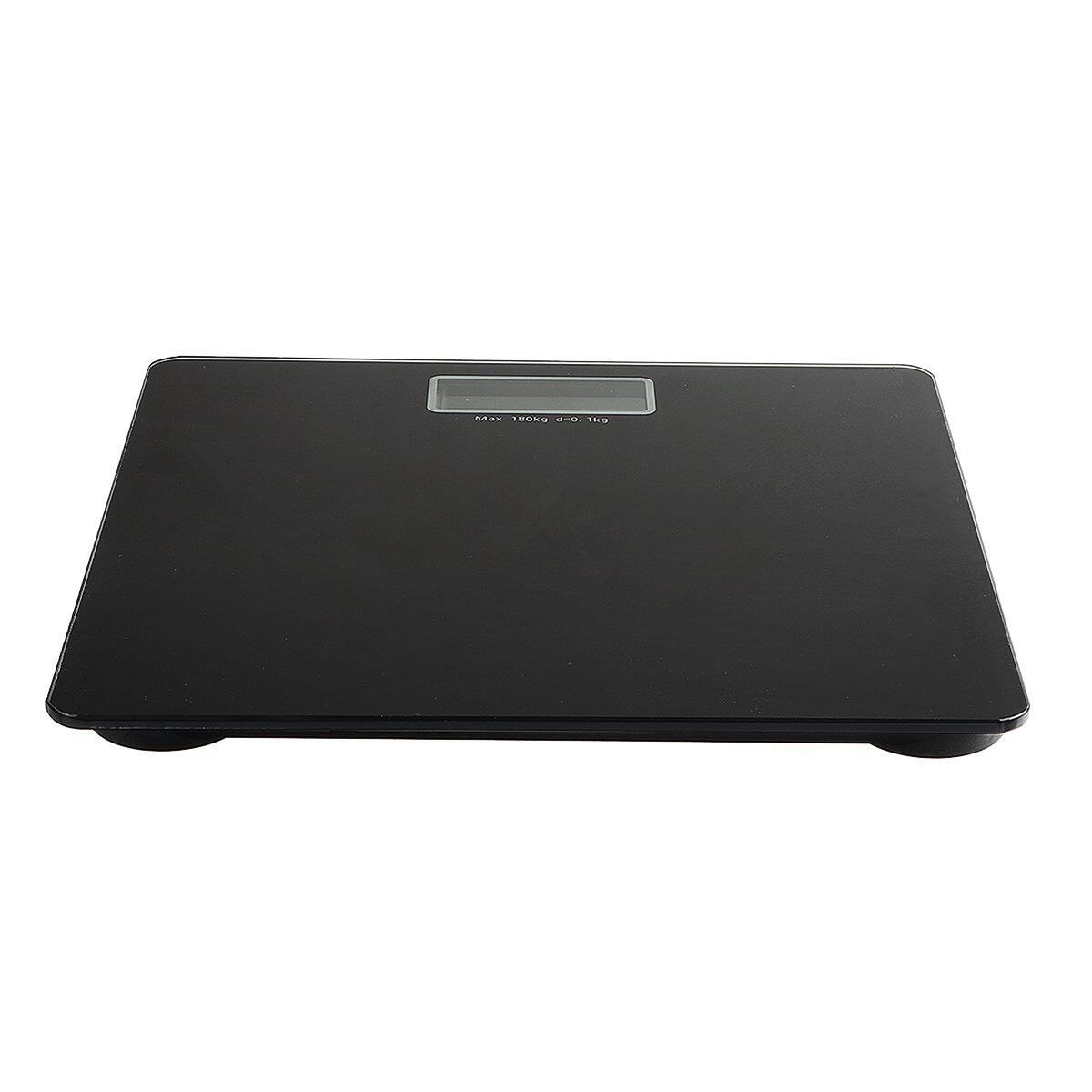 180KG LCD Digital Body Weight Scale Fitness Health Balance -Black