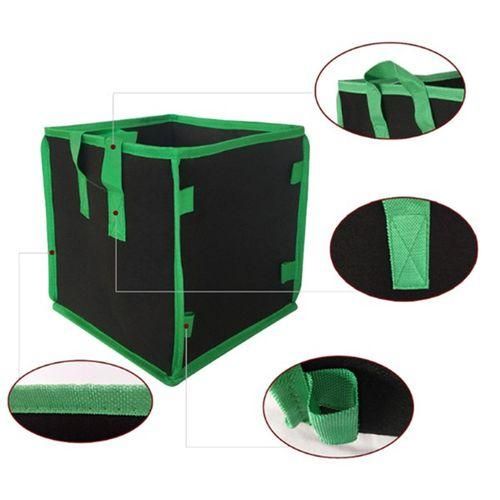 Square Grow Bags,5-Pack Square Growth Bag, Thick
