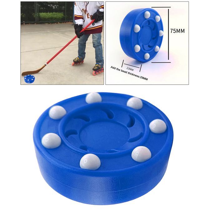 Durable Roller Hockey Puck Pucks Training High Performance Slider Blue