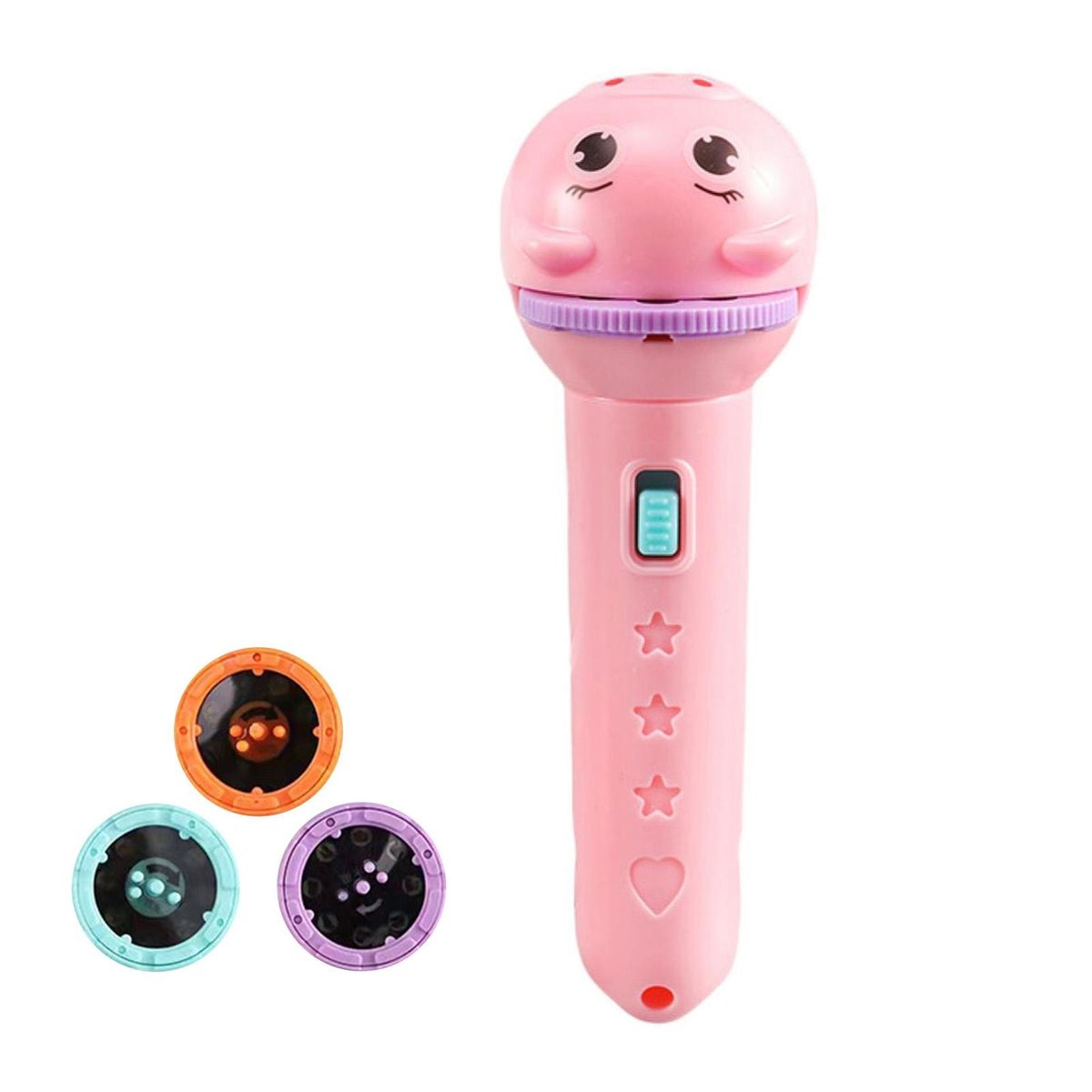 Toy Preschool Kids Torch Slide Show Toy Pink