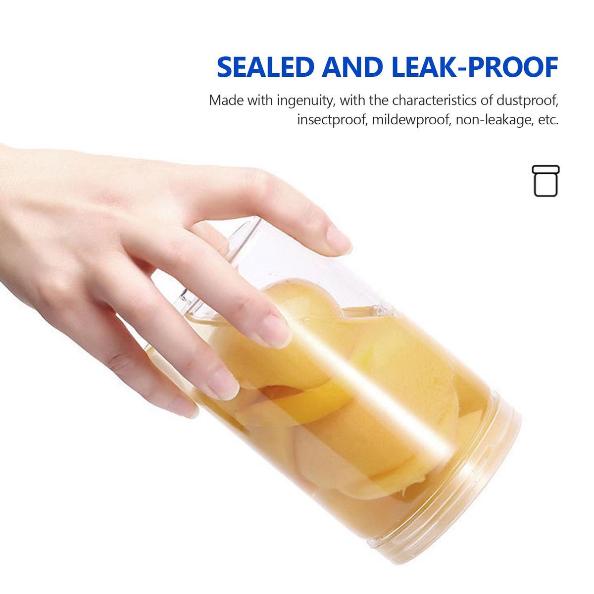 ml/100ml/1ml/200ml/300ml Plastic Jar With Lid Screw Iron Transparent Container Empty Cosmetic Cream Powder Jar Vanity Box