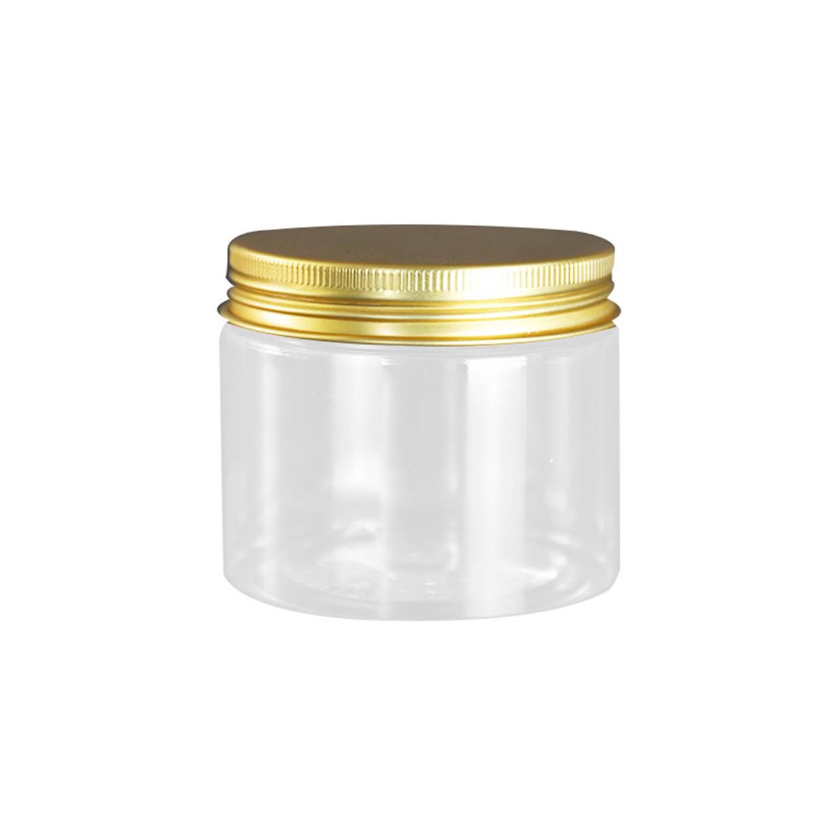 ml/100ml/1ml/200ml/300ml Plastic Jar With Lid Screw Iron Transparent Container Empty Cosmetic Cream Powder Jar Vanity Box