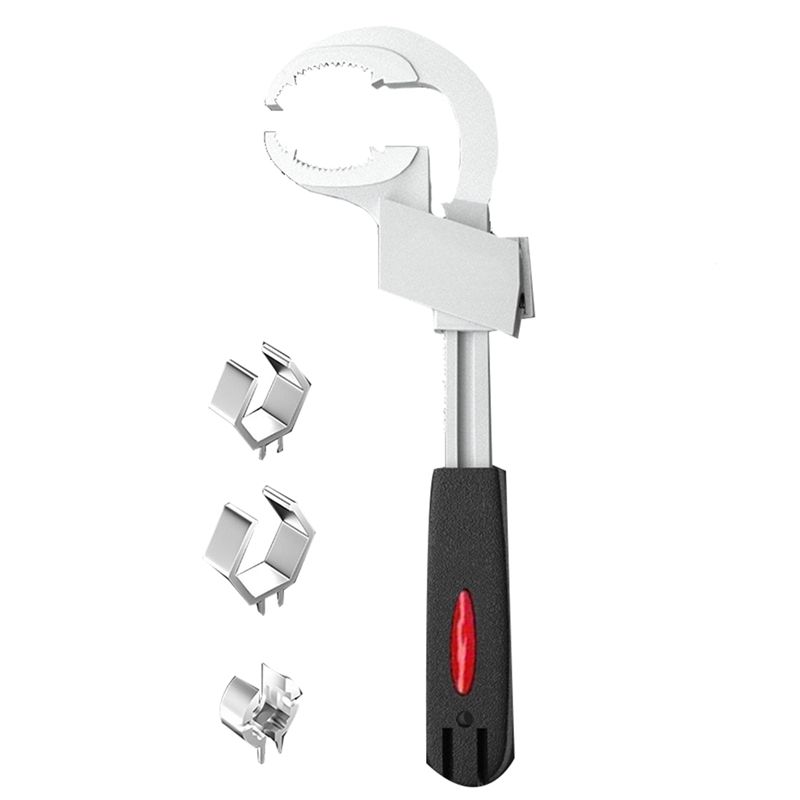 Universal Adjustable Double Ended Wrench - Multifunctional Adjustable Wrench for Plumbing Repair