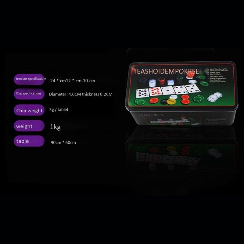 Poker Chip Set 200pcs Poker Chips With Aluminum Case Chips