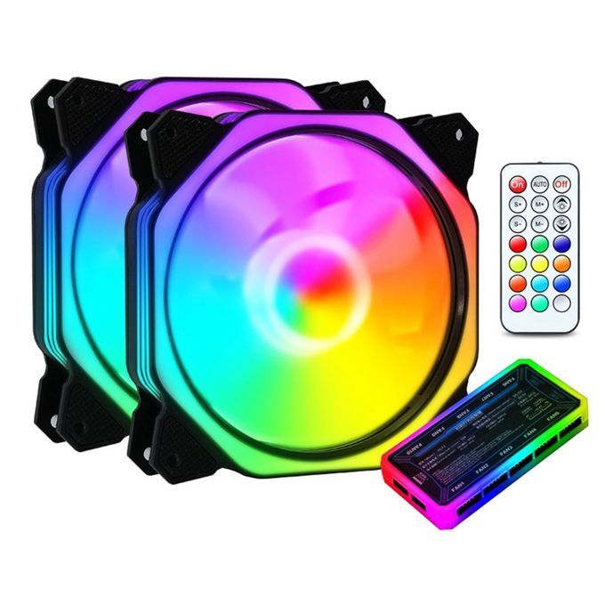 Computer Quiet PC Case Fan Sealed Bearing Adjustable Speed For Set B